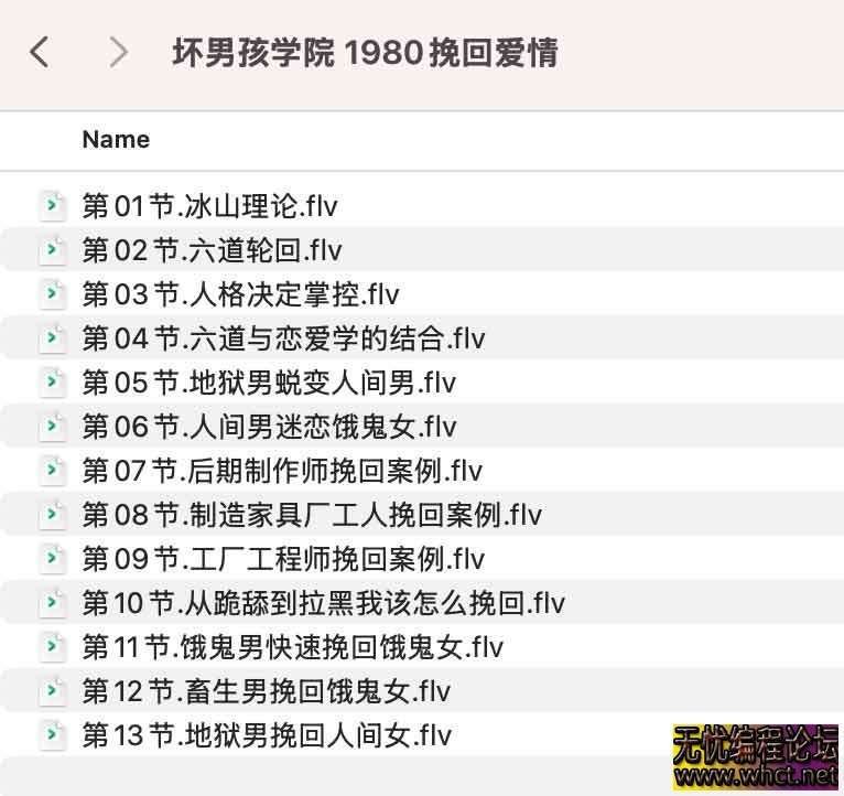 坏男孩学院 1980挽回爱情  562 无忧技术吧www.92wuyou.cn