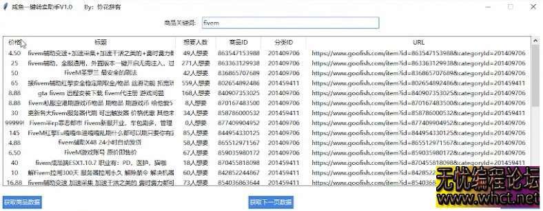 咸鱼一键转卖助手★v1.0★PC★一键专卖★附使用教程 [94.4MB]  8490 无忧技术吧www.92wuyou.cn