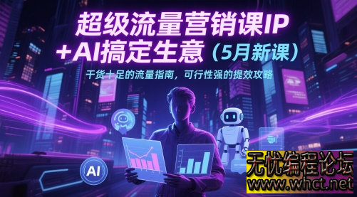 超级流量营销课：IP+AI 搞定生意（2025 升级版）  9308 无忧技术吧www.92wuyou.cn