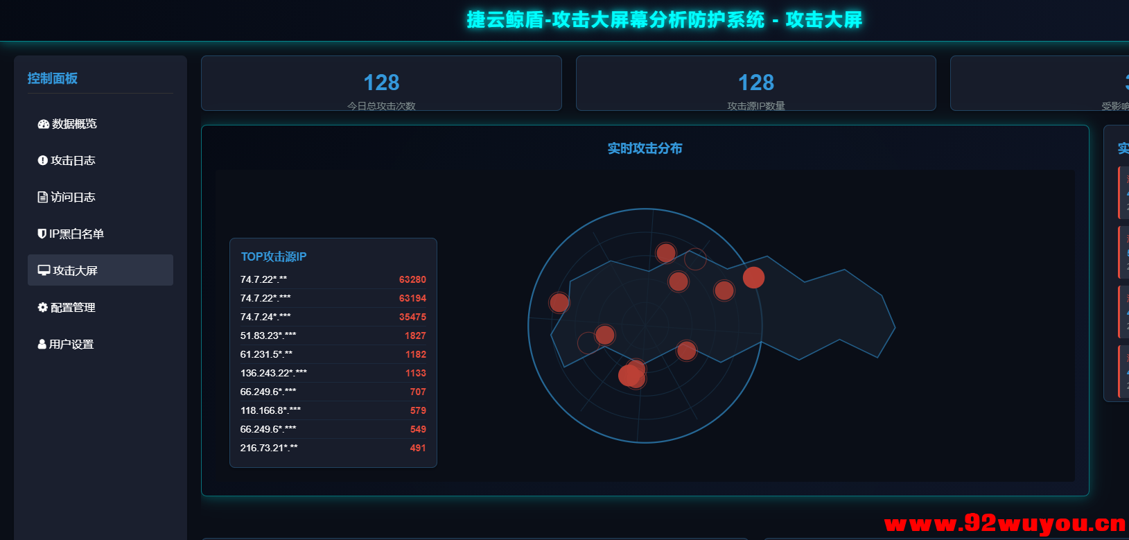 无忧技术吧遭受大规模攻击处理结果  118 无忧技术吧www.92wuyou.cn