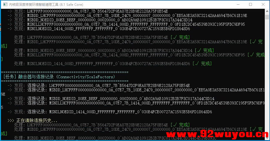 内核级环境清理工具，解决环境问题 可搭配解机器码工具  1420 无忧技术吧www.92wuyou.cn